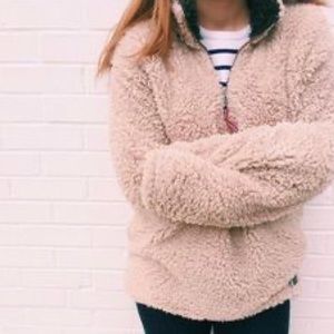 S/M Teddy bear/Sherpa pullover/hoodie/zip up